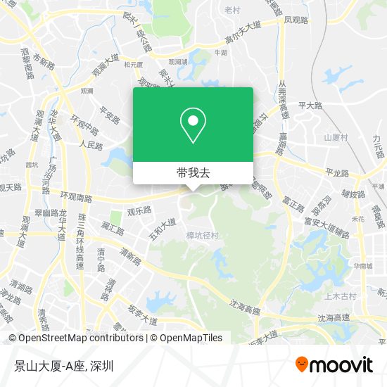 景山大厦-A座地图