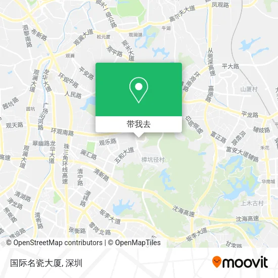国际名瓷大厦地图