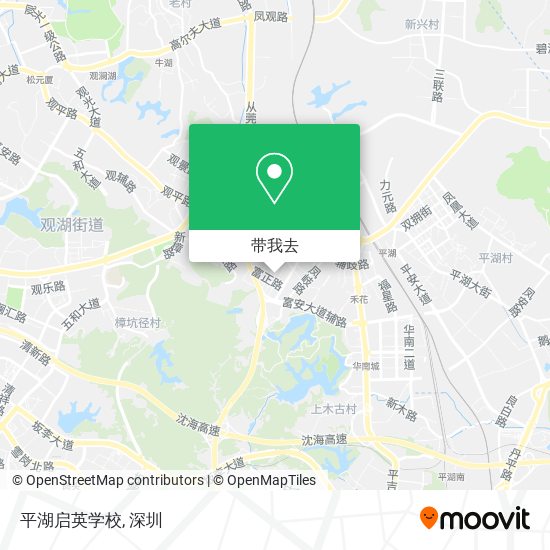 平湖启英学校地图