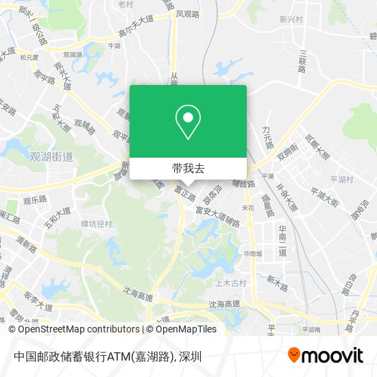 中国邮政储蓄银行ATM(嘉湖路)地图