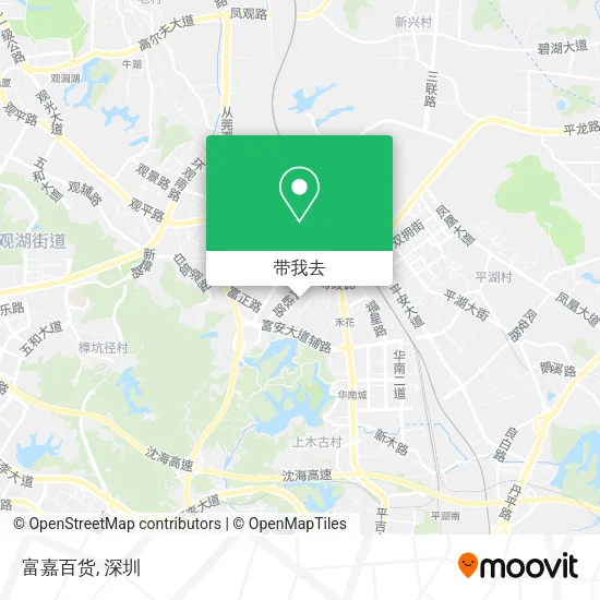 富嘉百货地图