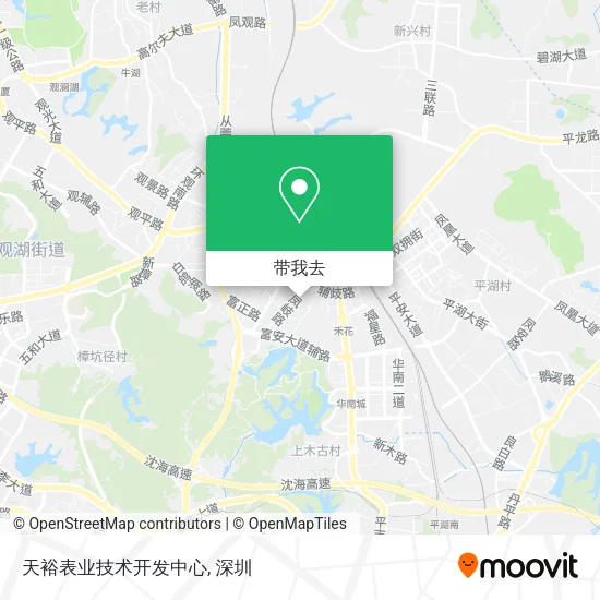 天裕表业技术开发中心地图