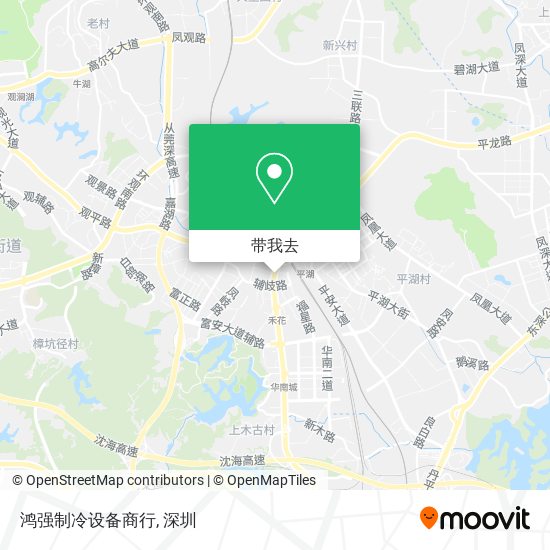鸿强制冷设备商行地图