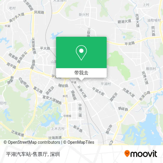 平湖汽车站-售票厅地图