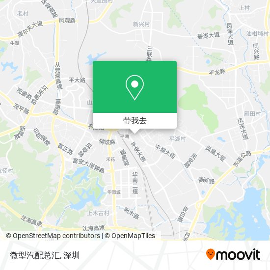 微型汽配总汇地图