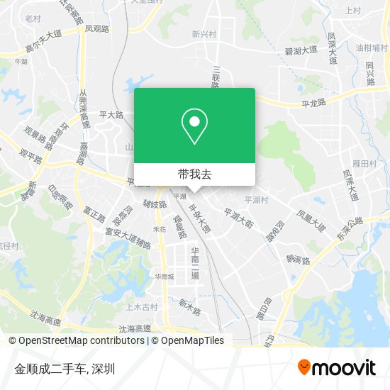 金顺成二手车地图