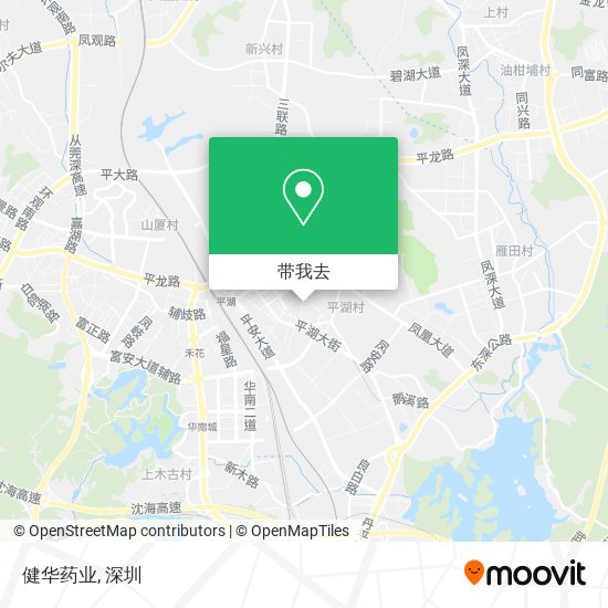 健华药业地图