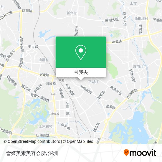雪姬美素美容会所地图