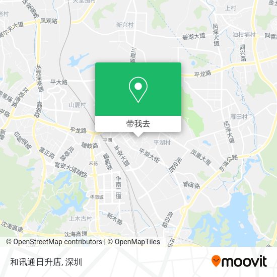 和讯通日升店地图