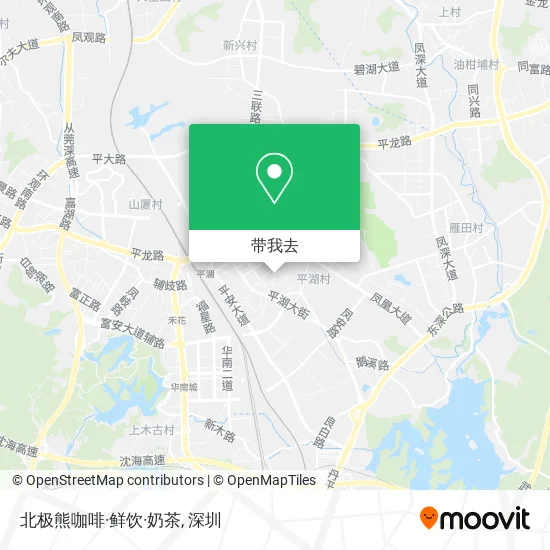 北极熊咖啡·鲜饮·奶茶地图