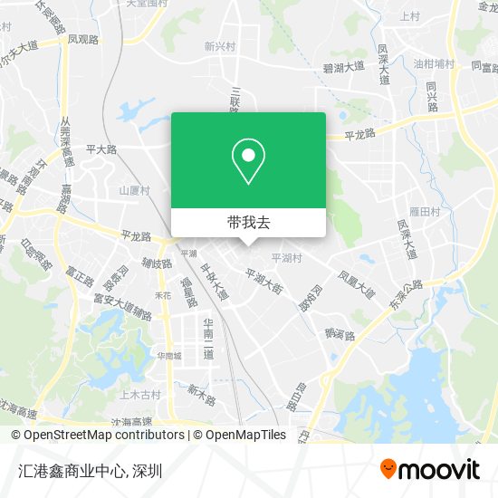 汇港鑫商业中心地图