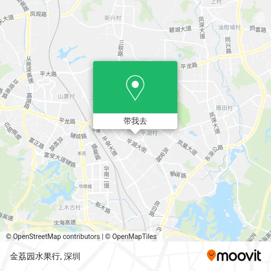 金荔园水果行地图