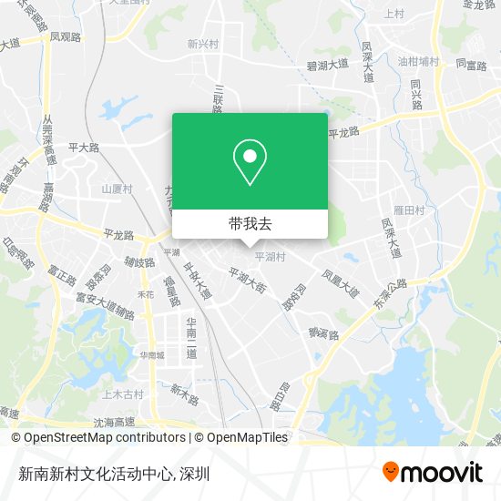 新南新村文化活动中心地图