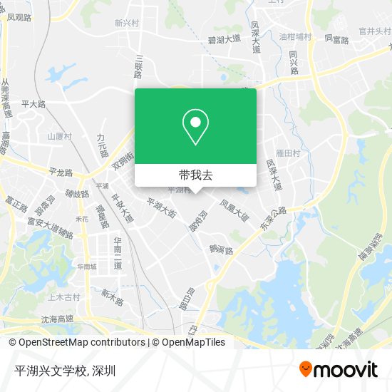 平湖兴文学校地图