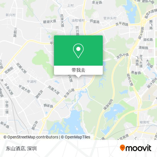 东山酒店地图