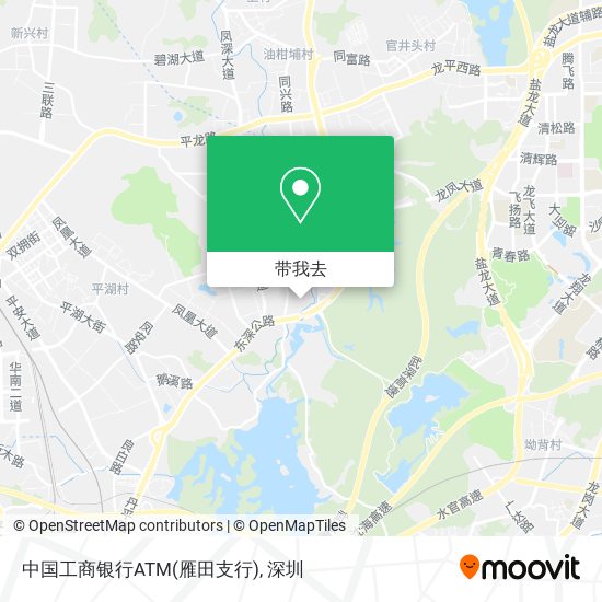 中国工商银行ATM(雁田支行)地图