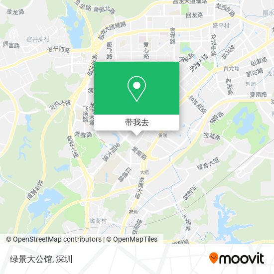 绿景大公馆地图