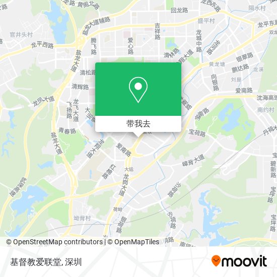 基督教爱联堂地图