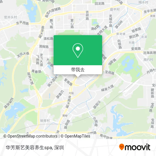 华芳斯艺美容养生spa地图