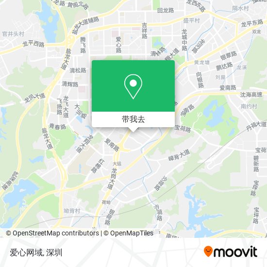 爱心网域地图