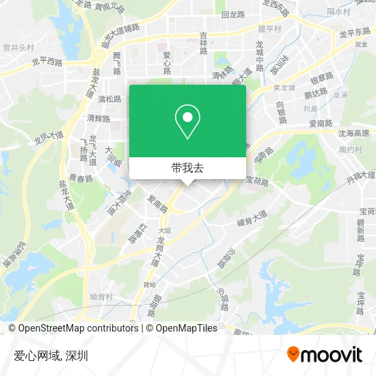 爱心网域地图