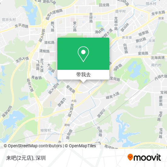 来吧(2元店)地图
