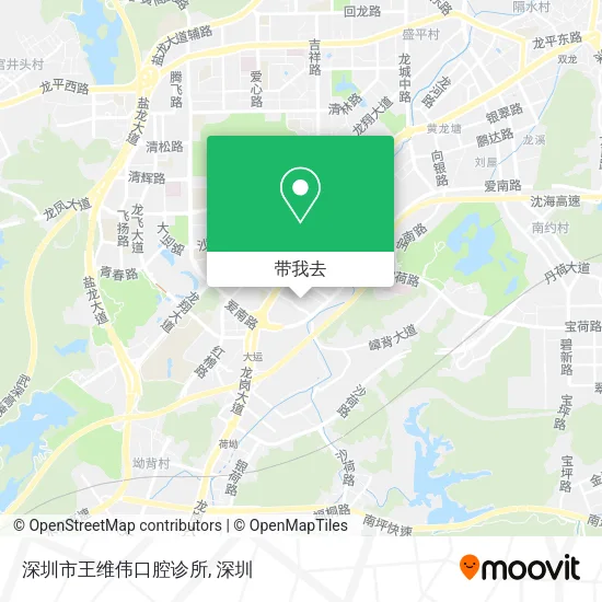 深圳市王维伟口腔诊所地图