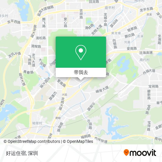 好运住宿地图
