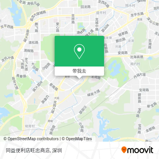 同益便利店旺忠商店地图