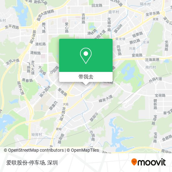 爱联股份-停车场地图