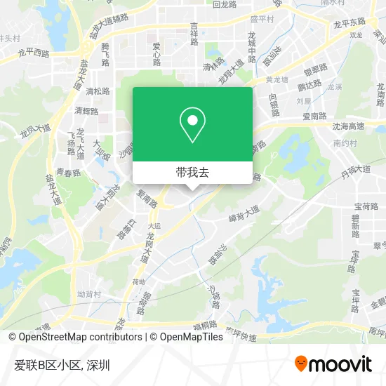 爱联B区小区地图