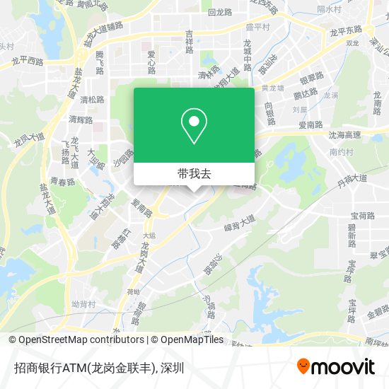 招商银行ATM(龙岗金联丰)地图