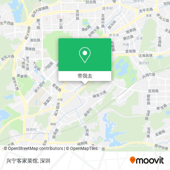 兴宁客家菜馆地图