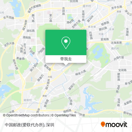 中国邮政(爱联代办所)地图