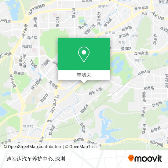 迪胜达汽车养护中心地图