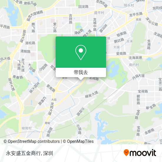 永安盛五金商行地图