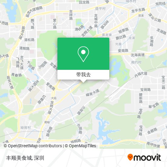 丰顺美食城地图