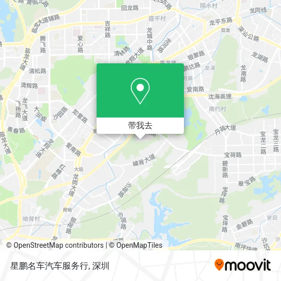 星鹏名车汽车服务行地图