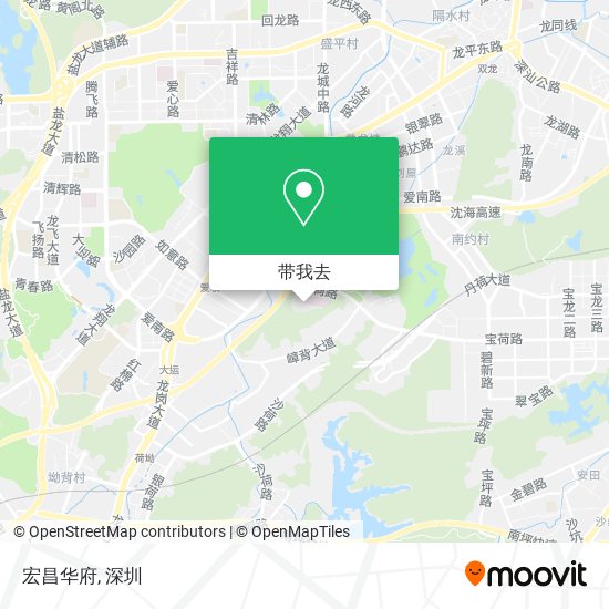 宏昌华府地图