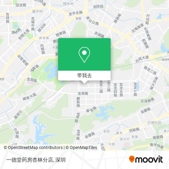 一德堂药房杏林分店地图