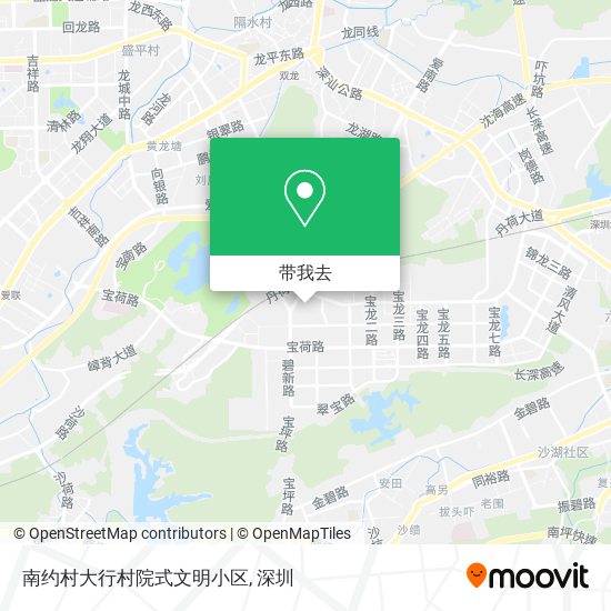 南约村大行村院式文明小区地图