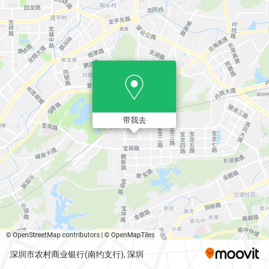 深圳市农村商业银行(南约支行)地图