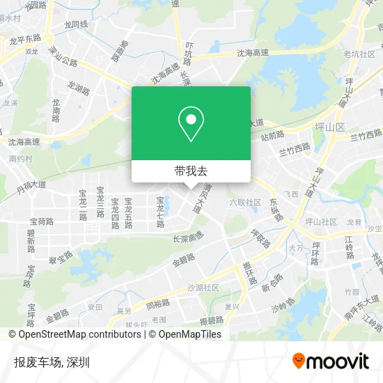 报废车场地图