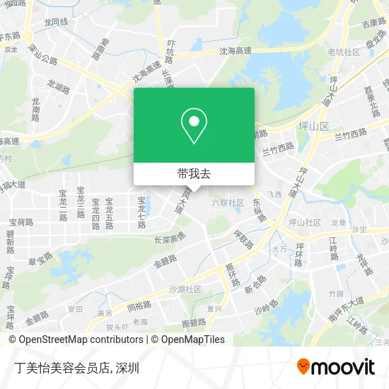丁美怡美容会员店地图
