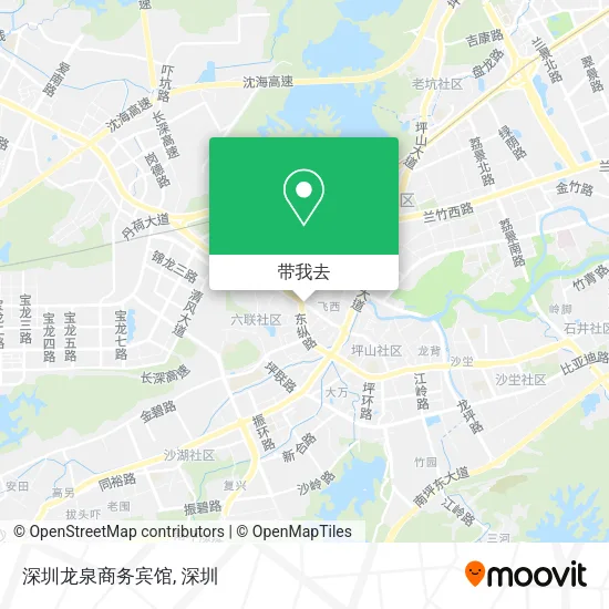 深圳龙泉商务宾馆地图