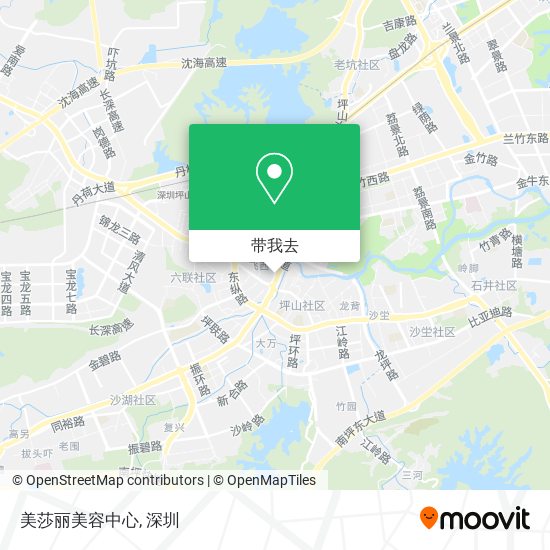 美莎丽美容中心地图