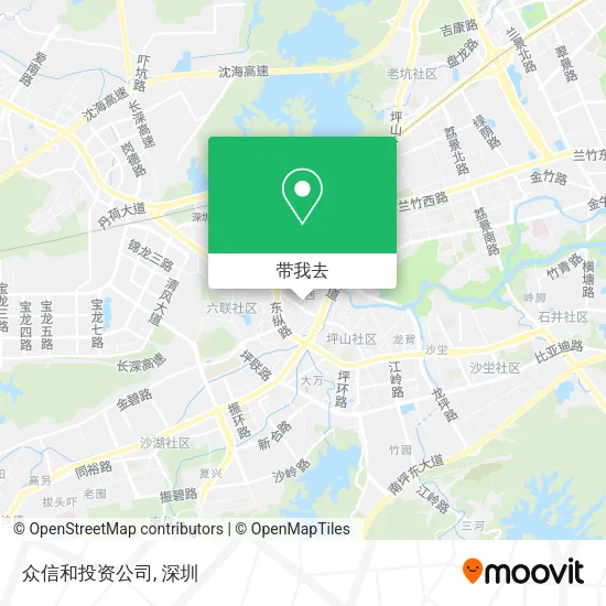 众信和投资公司地图