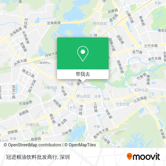 冠进粮油饮料批发商行地图