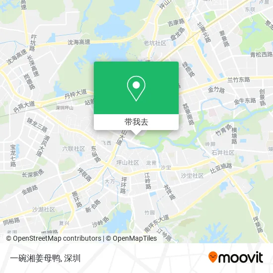 一碗湘姜母鸭地图