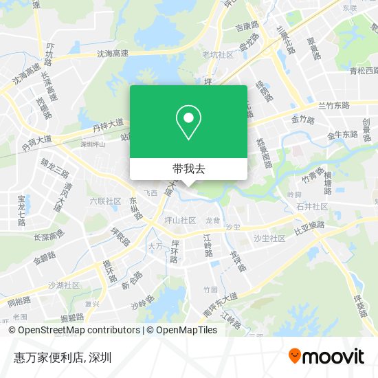 惠万家便利店地图